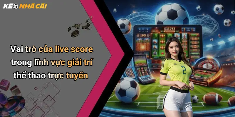 Vai trò của live score trong lĩnh vực giải trí thể thao trực tuyến