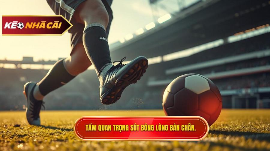 Tại sao kỹ thuật sút bóng bằng lòng bàn chân phải lại quan trọng?