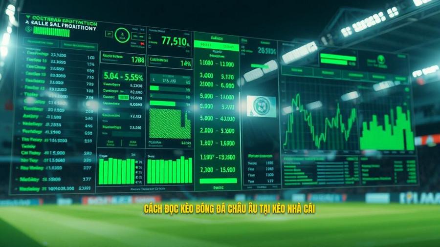 Cách đọc bảng tỷ lệ kèo bóng đá Châu Âu tại KÈO NHÀ CÁI