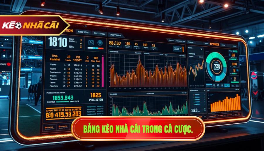 Bảng kèo nhà cái trong cá cược.