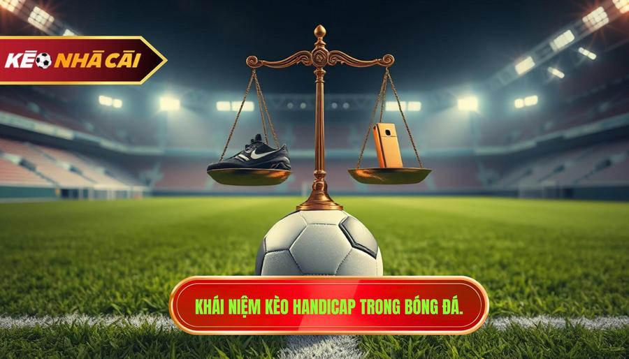 Khái niệm kèo handicap trong bóng đá.