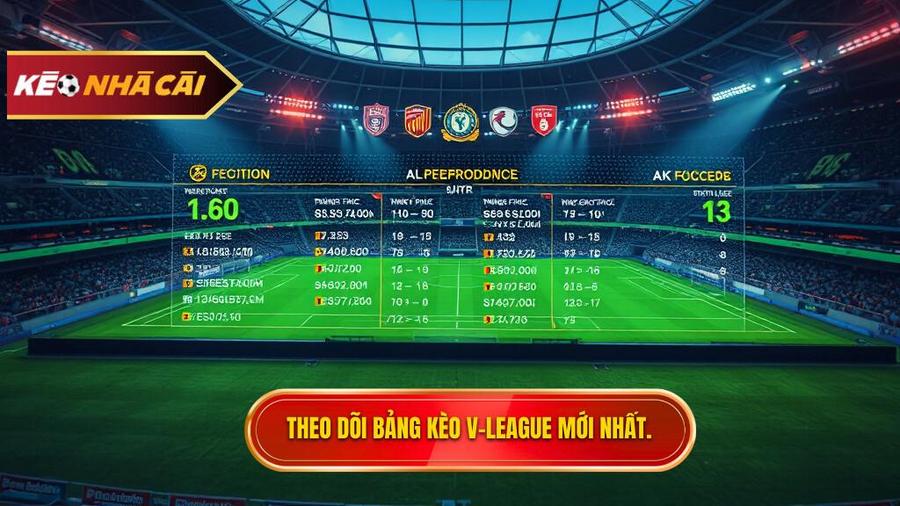 Tầm quan trọng của việc theo dõi Bảng kèo V-League mới nhất