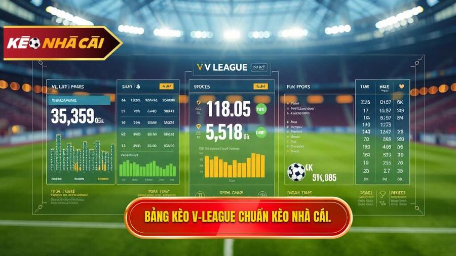 Bảng kèo V-League mới nhất