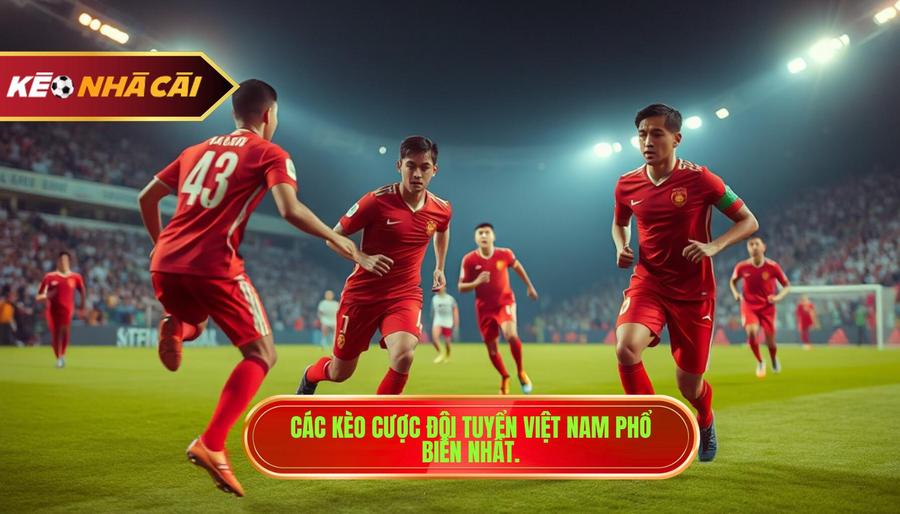 2. Các kèo cược đội tuyển Việt Nam phổ biến nhất.